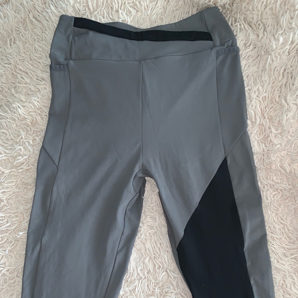 Gymshark Asymmetric Leggings Smokey Grey/Black